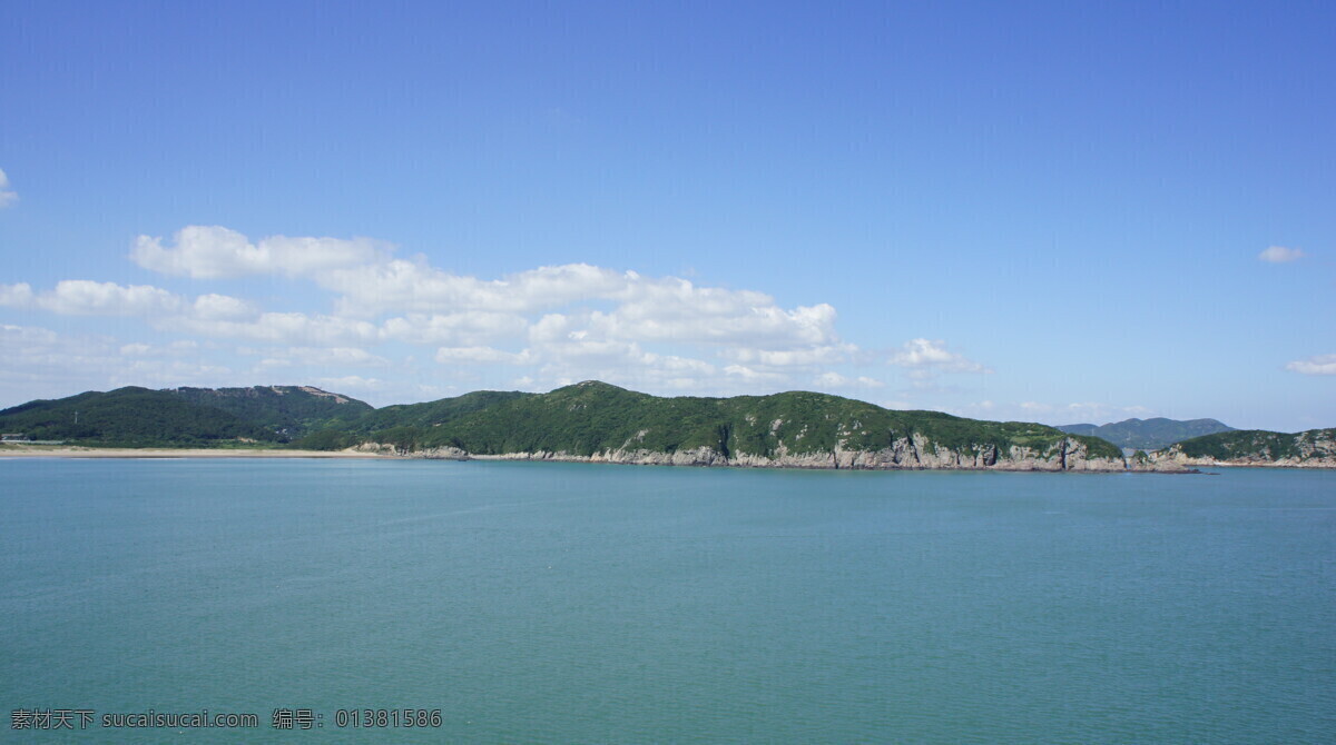 桃花岛 舟山群岛 碧海蓝天 山 风景名胜 自然景观