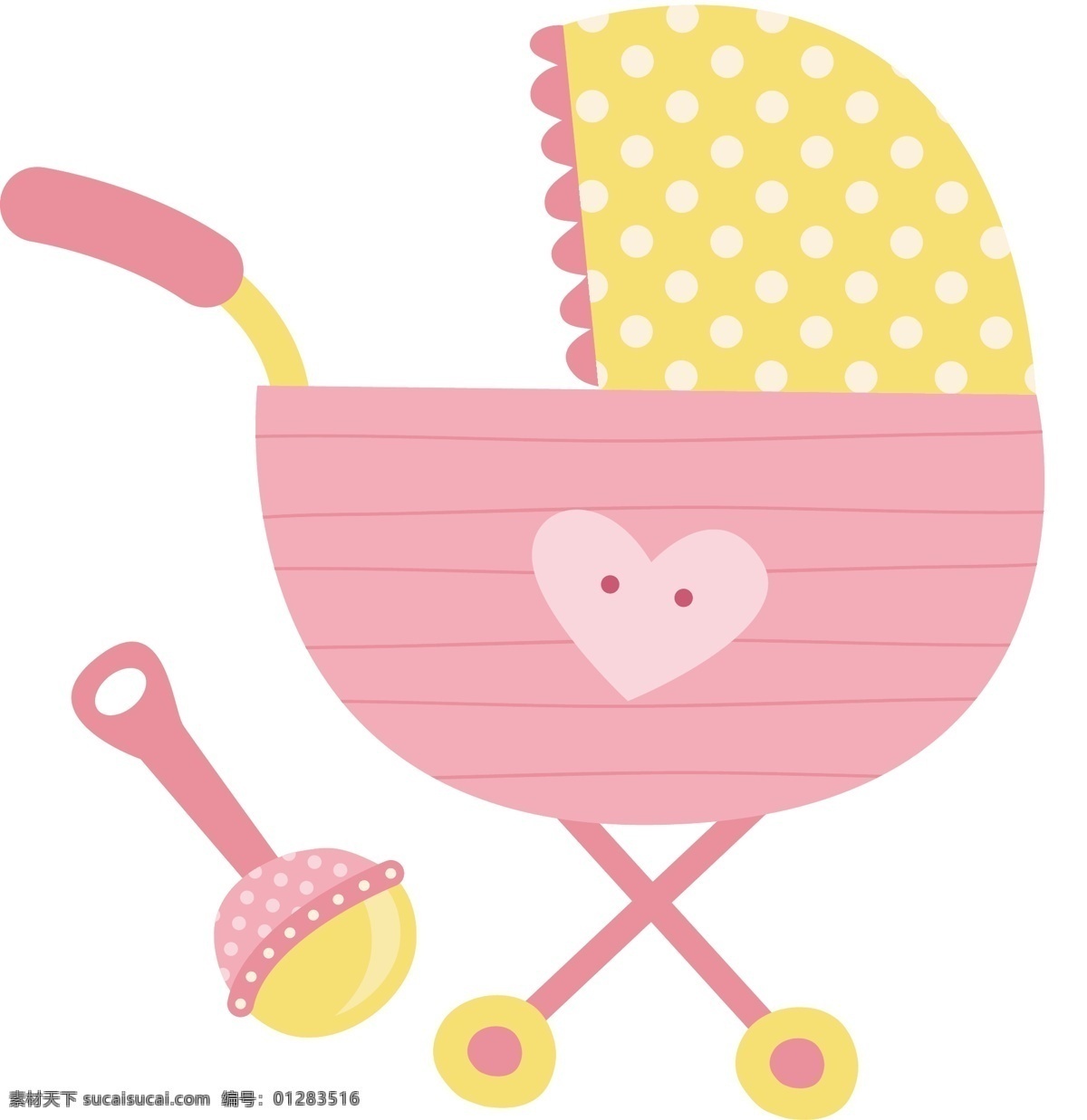 粉色婴儿车 婴儿车 玩具 婴儿玩具 卡通玩具 粉色 生活百科 生活用品