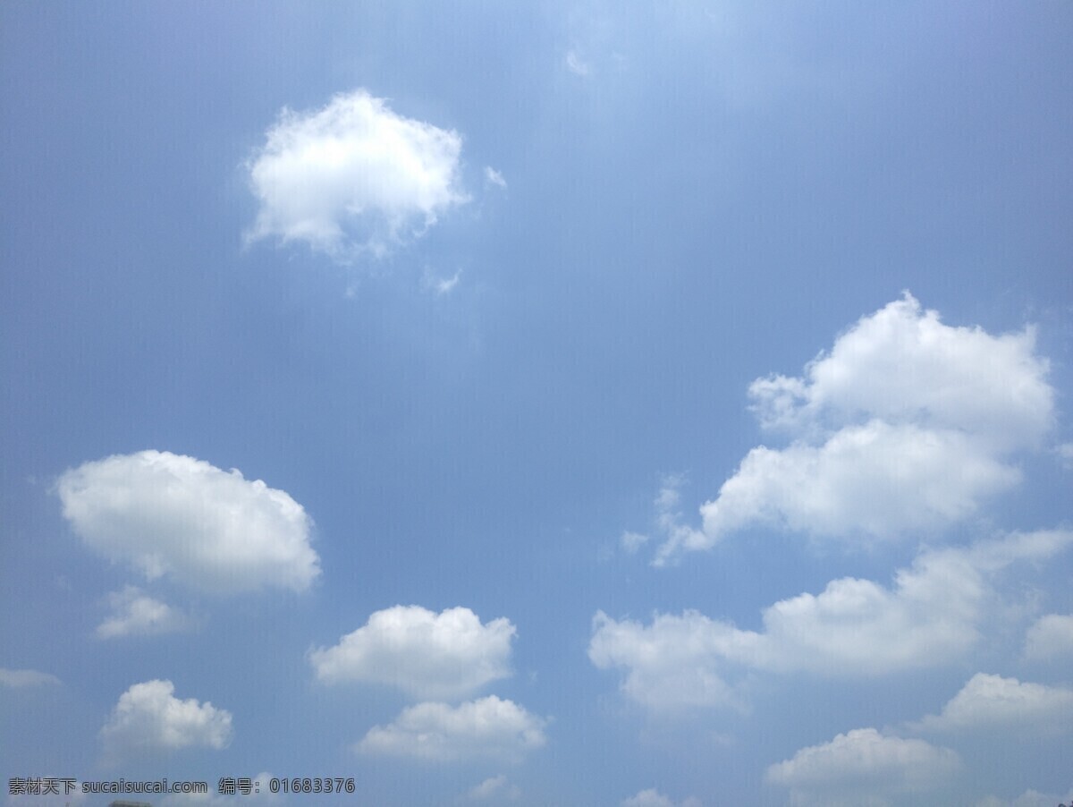 蓝天白云 蓝天 天空 白云 浅蓝 云朵 风景 自然景观 自然风景