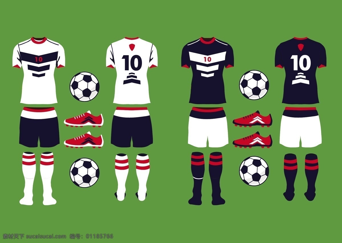 足球 衣服 矢量图 运动服 足球衣服