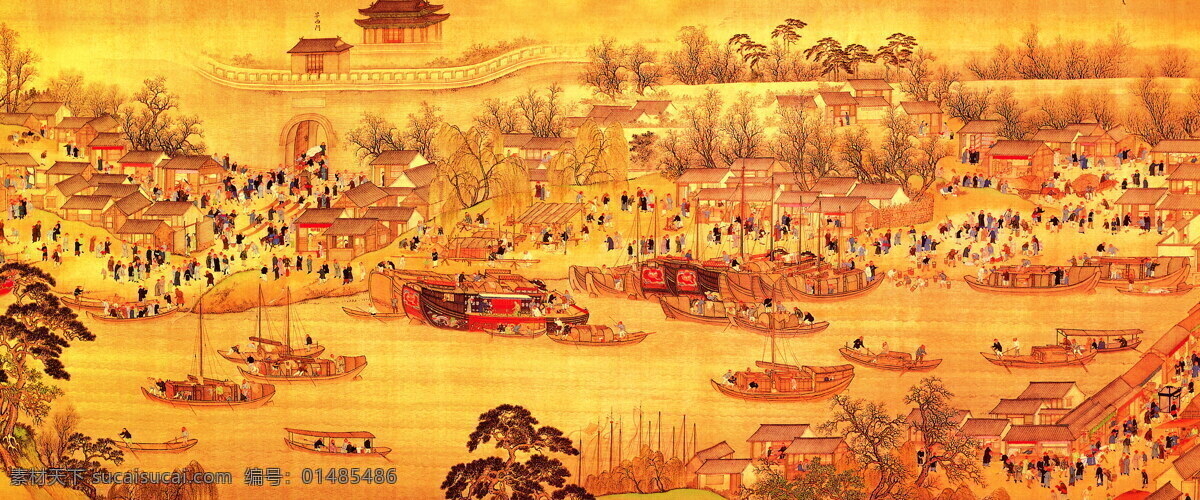 古典 中国画 古画 绘画 人物 山水 艺术 楼阁 文化艺术