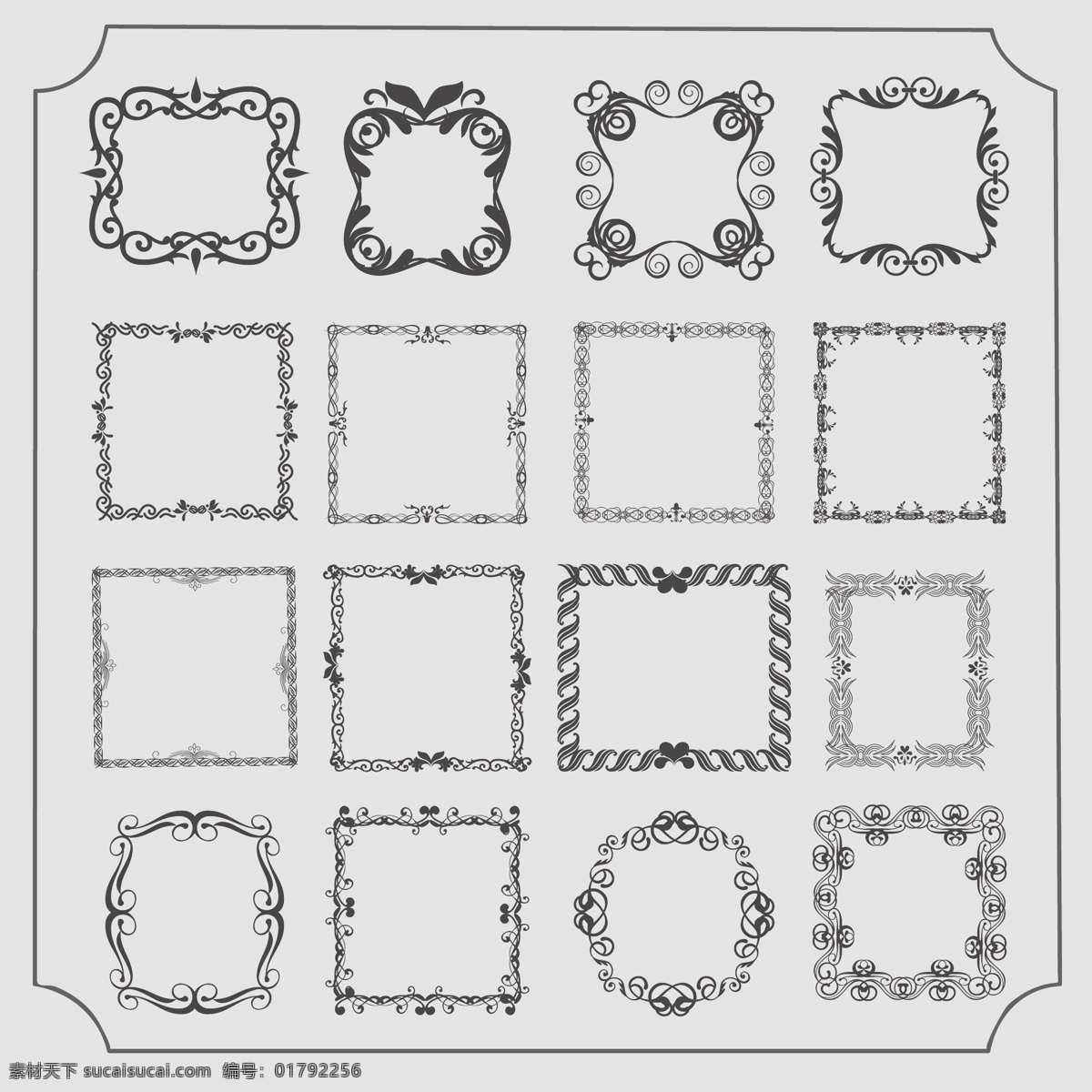 款 花边 花 框 矢量边框花纹 矢量花纹素材 矢量图库 花纹花边