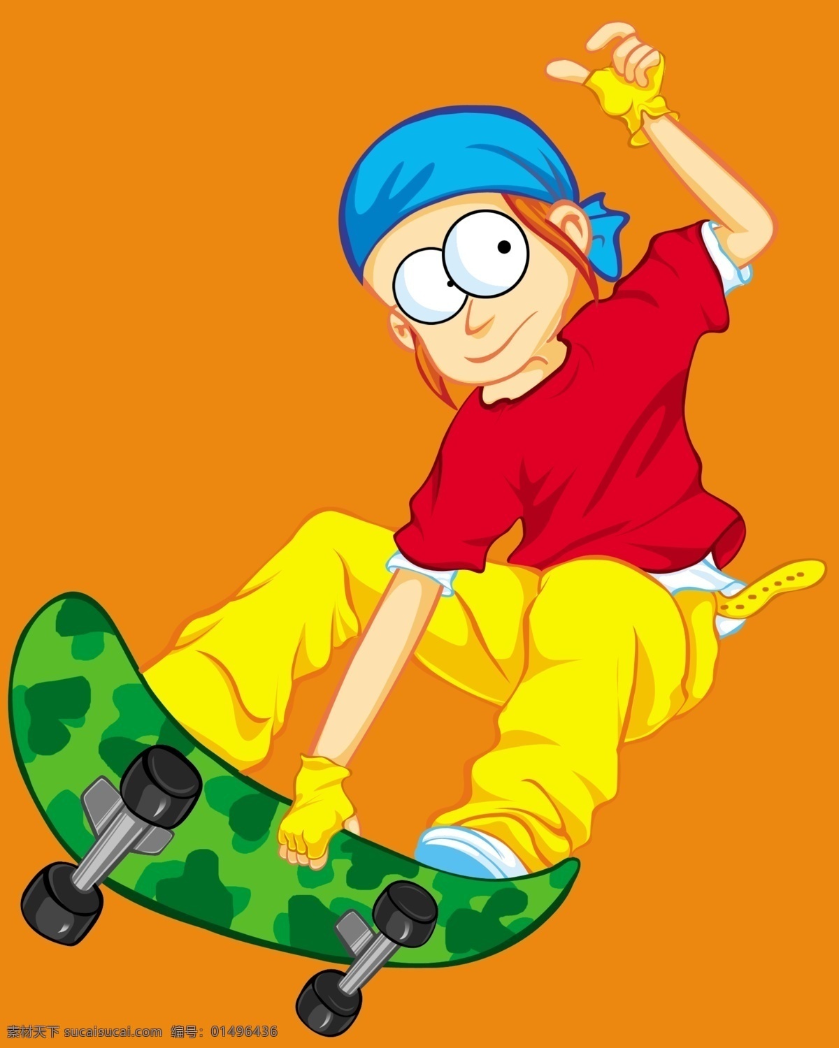 卡通小孩滑板 卡通 滑板 玩滑板 滑板人物 滑板少年 滑板卡通 运动 卡通系列 分层 源文件