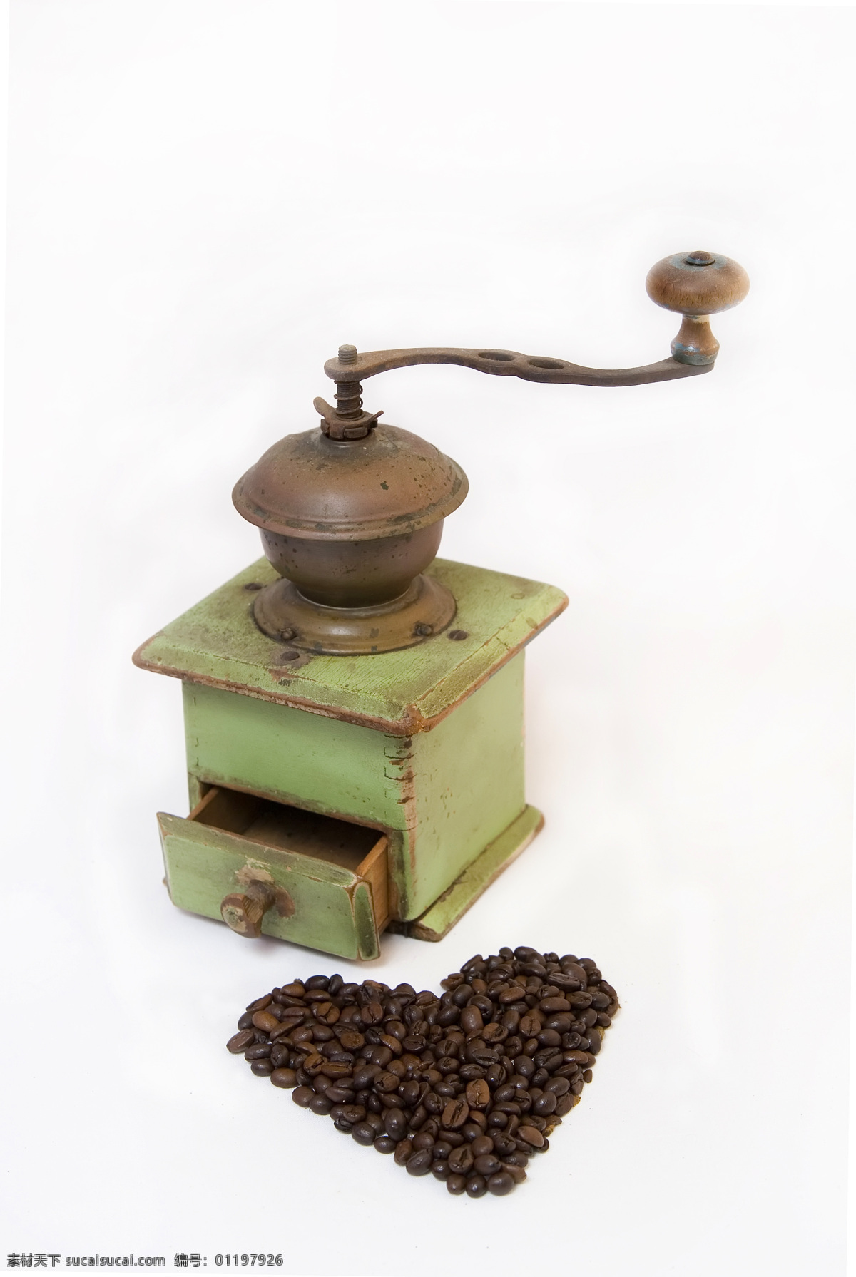 咖啡研磨机 咖啡 研磨 研磨机 古老 咖啡豆 咖啡粉 心形 餐具厨具 餐饮美食