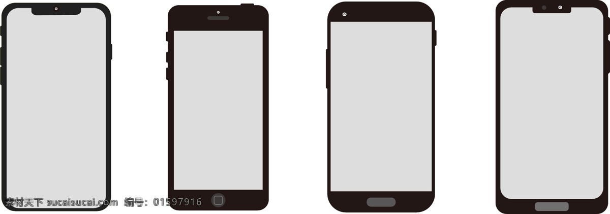 产品外观线框 流程图用 安卓手机 android 扁平 模型 手机模型 移动界面设计 手机界面 标志图标 网页小图标