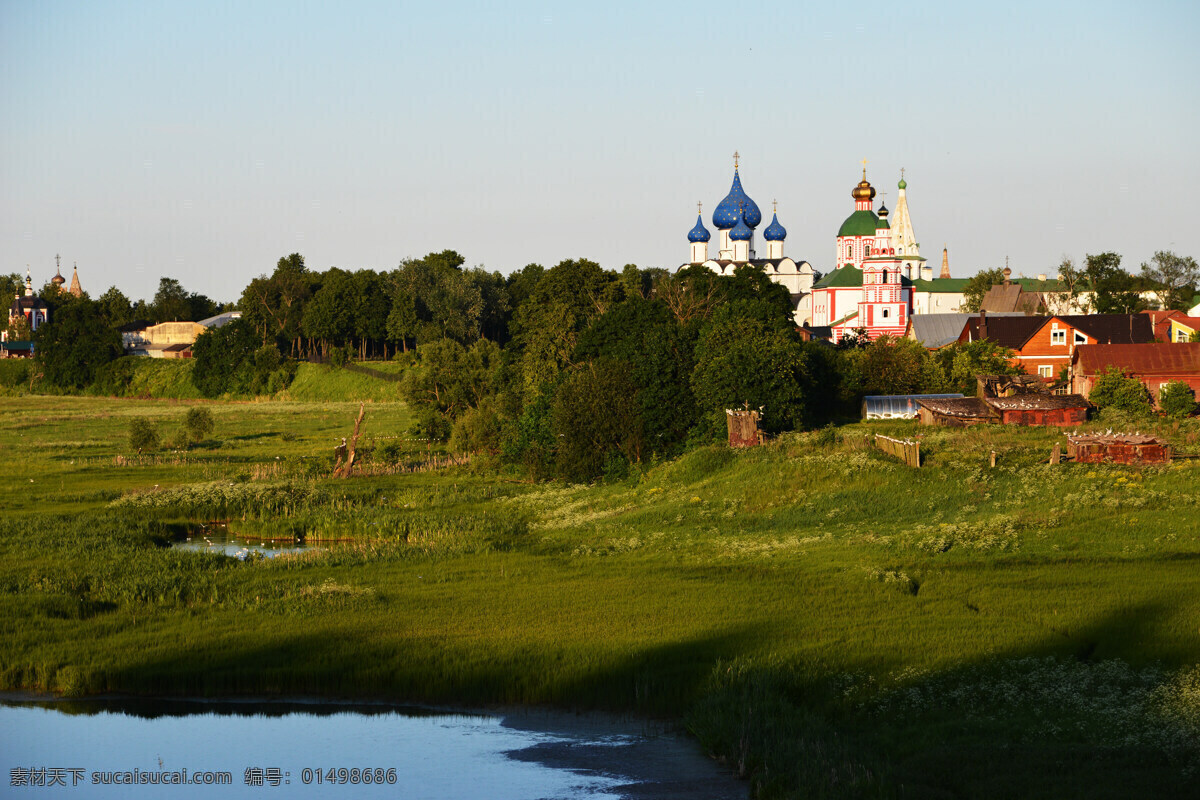 俄罗斯 俄罗斯风景 俄罗斯风光 建筑 苏斯达里 苏斯达里风景 苏斯达里风光 树木 田园 旅游摄影 国外旅游
