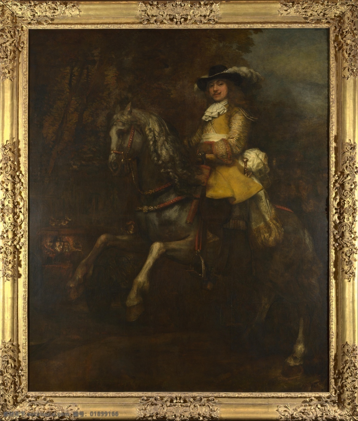 horseback 高清 西方 古典 人物 宗教 神话 巴洛克艺术 油画 装饰画 on rihel frederick of portrait rembrandt 装饰素材