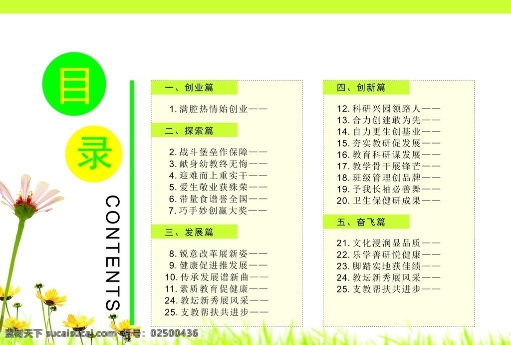 画册目录排版 目录 书籍目录 目录版式 目录可编辑 目录ai 文化艺术