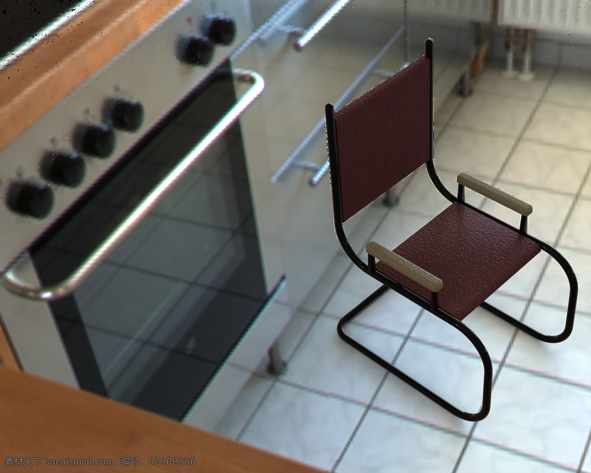 椅子免费下载 办公椅 家具 椅子 内陆地区 ironcad 3d模型素材 家具模型