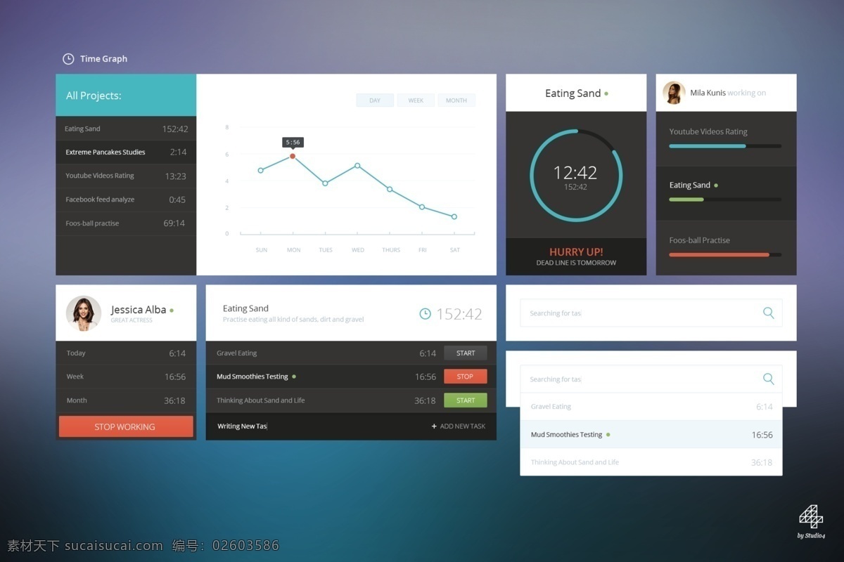 time 统计 图标 网页 ui 模版下载 时间 表 搜索 用户