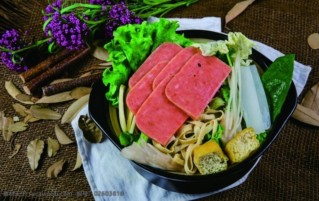 午餐肉 砂锅 麻辣烫 米线 东北麻辣烫 餐饮美食 砂锅麻辣烫 西餐美食