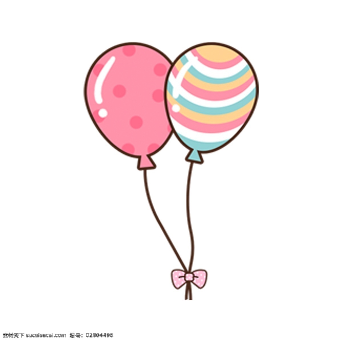 彩色 喜庆 气球 卡通 透明 装饰图案 喜庆气球 节日元素 活动素材