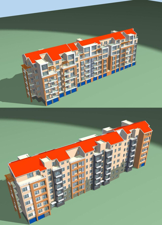 便利 小区 模型 3d 3d建筑 建筑模型 便利小区模型 3d模型素材