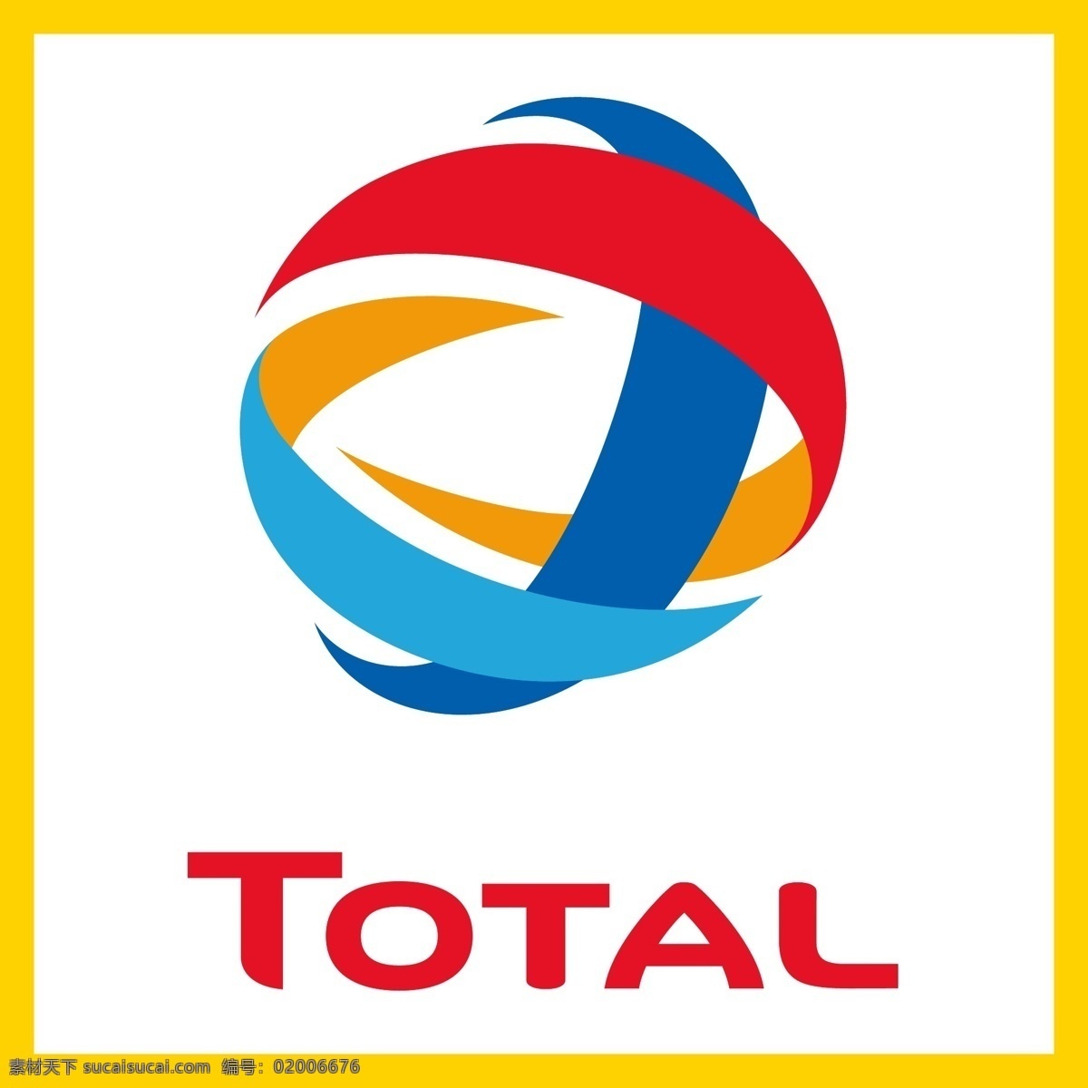 total 道 达尔 石油 天然气 公司 道达尔 燃料 资源 logo 标志 矢量 vi logo设计