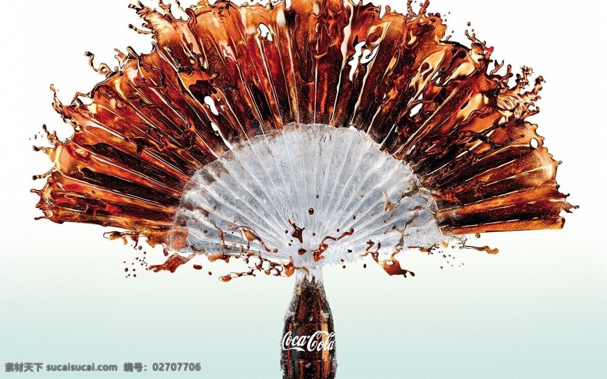 广告 可口可乐 可口可乐广告 汽水 扇子 饮料 模板下载 coca cola 喷射 psd源文件 餐饮素材