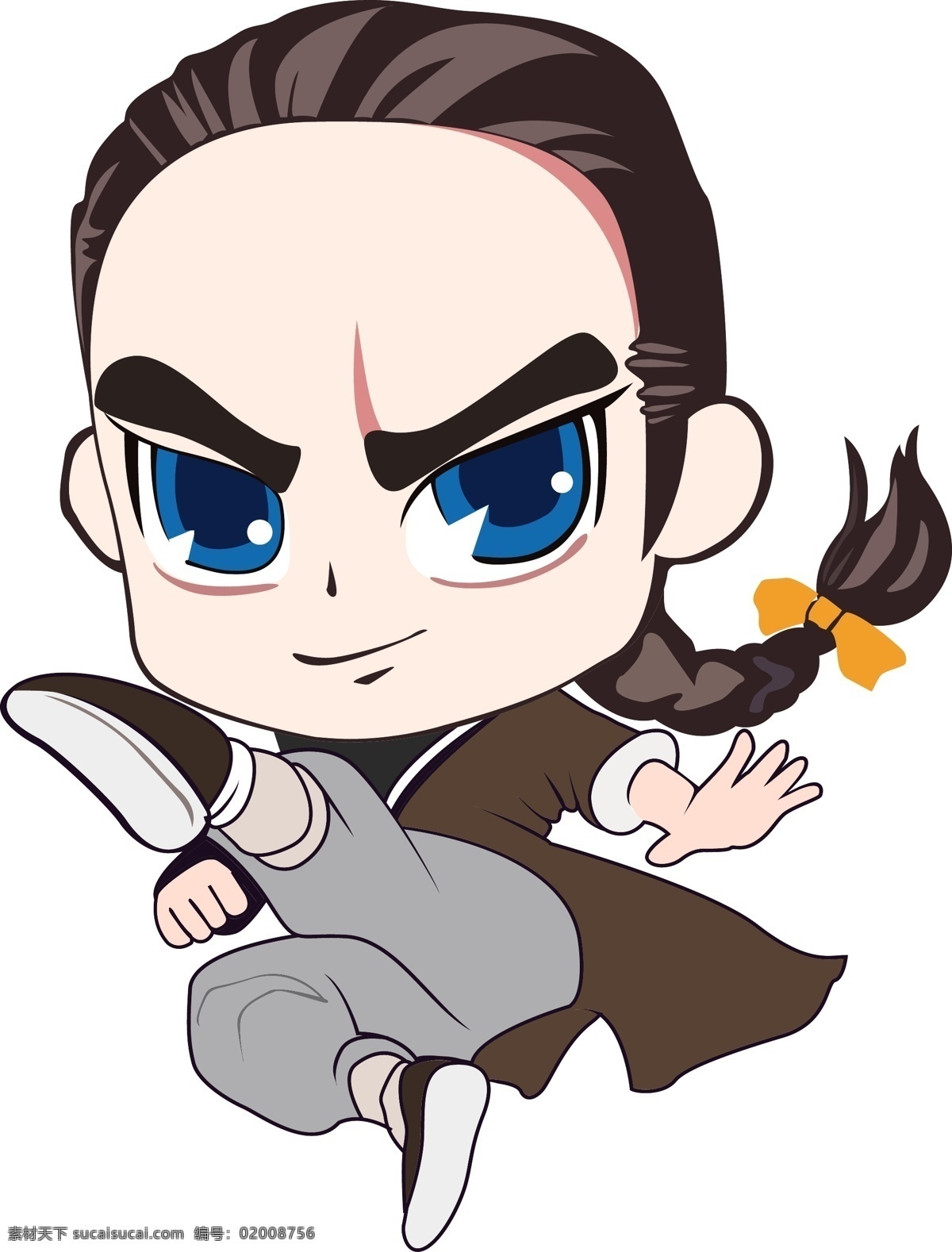 黄飞鸿 无影脚 功夫 佛山 咏春拳 卡通人物 动漫动画 动漫人物 白色