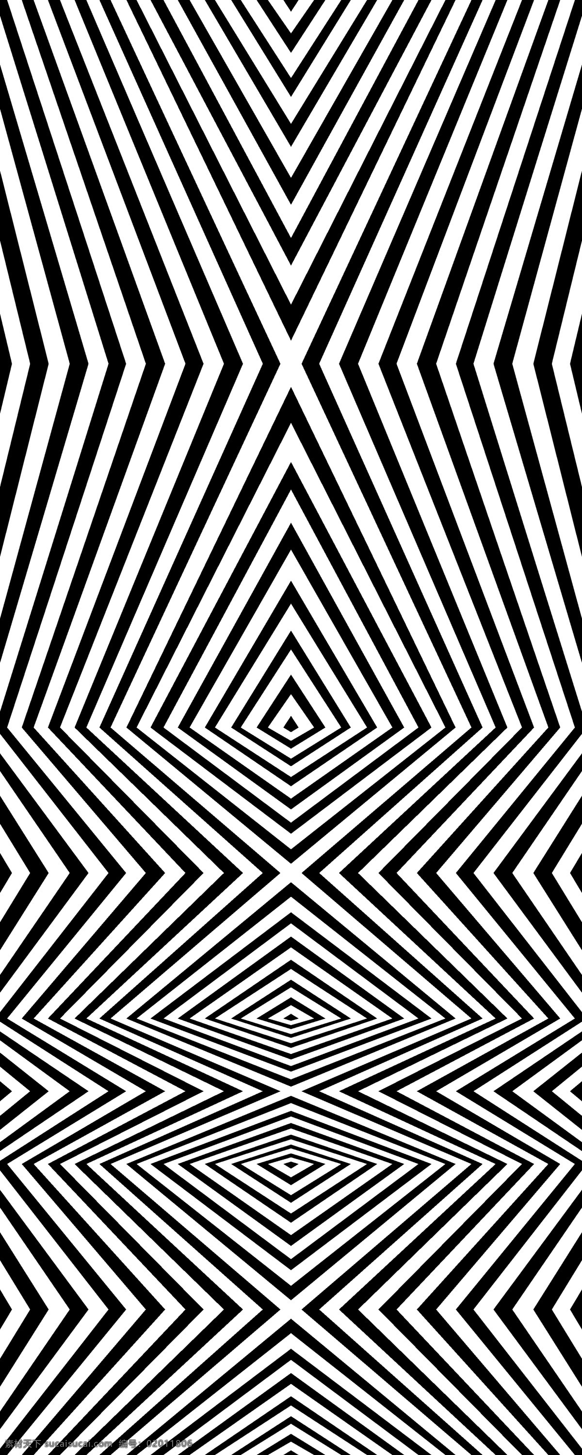 菱形视觉构成 几何 构成 错觉 视觉错乱 黑白 条格 条框 图案 视觉效果 眼花 视觉 抽象底纹 底纹边框