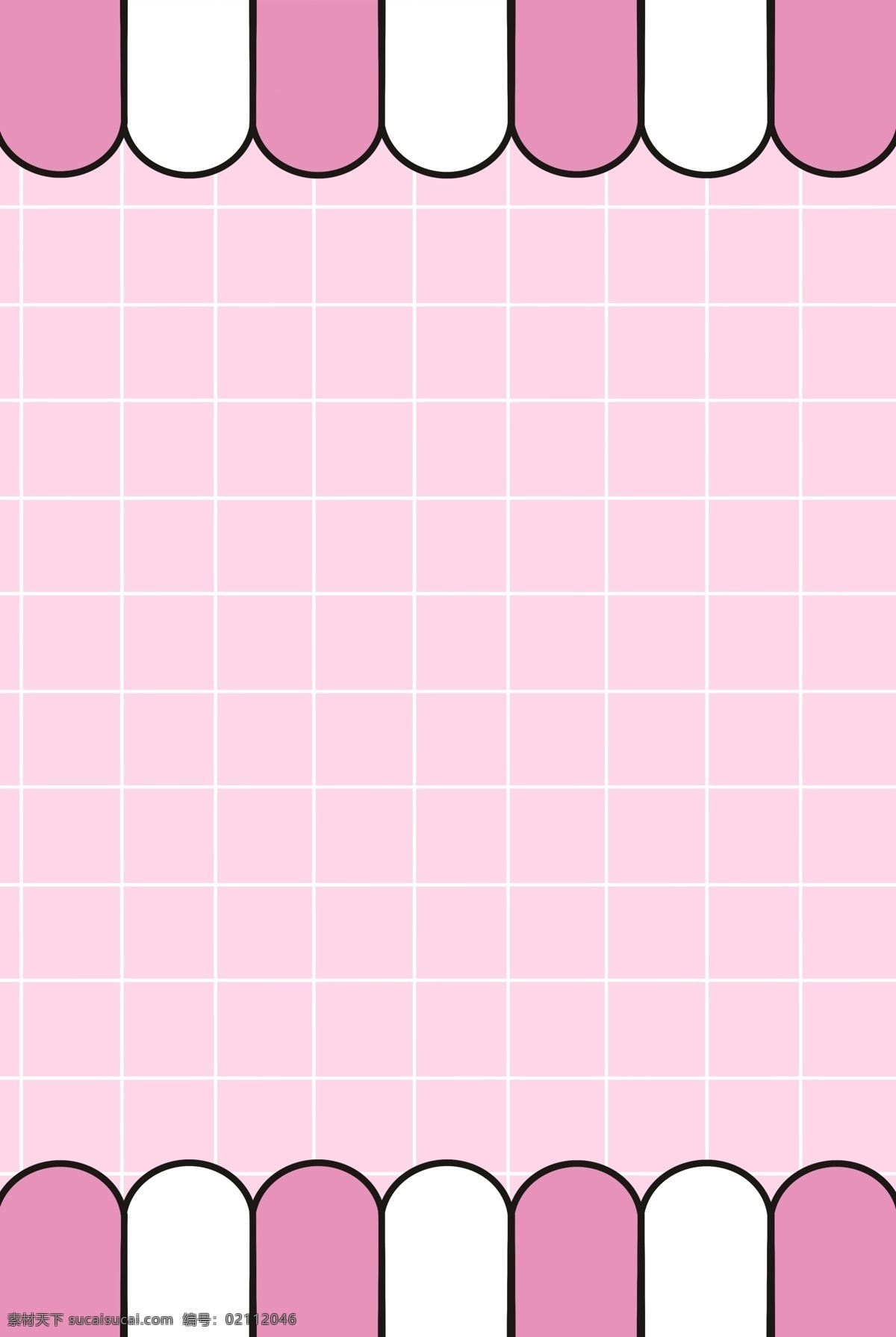粉色 简约 清新 线条 网格 背景 粉白 可爱 唯美