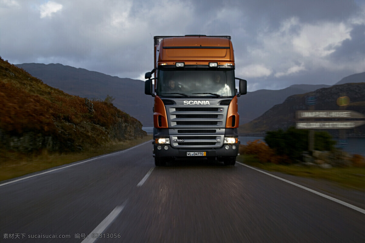 卡车 交通工具 物流运输 汽车 scania 斯堪尼亚 现代科技