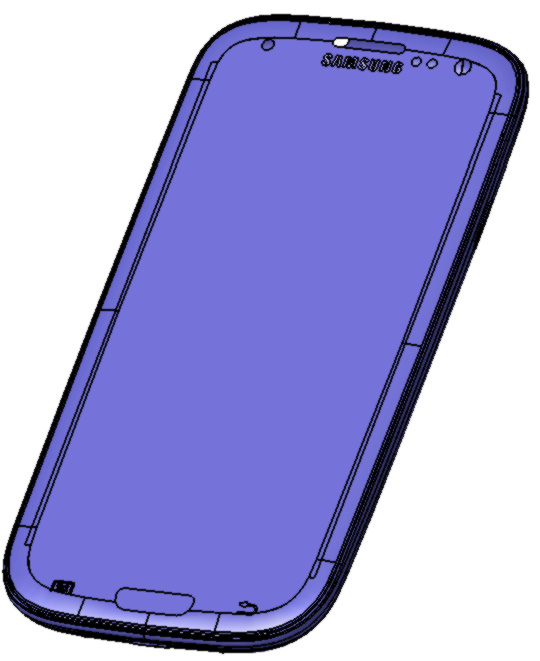 s3 三星 galaxy 智能手机 3d模型素材 建筑模型