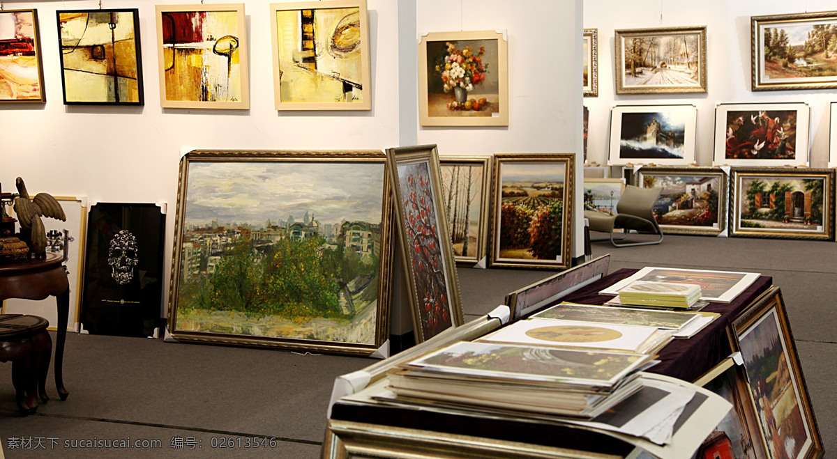 艺术 超市 美术 美术绘画 文化艺术 相框 艺术品 油画 展厅 艺术超市 装饰画 家居装饰素材