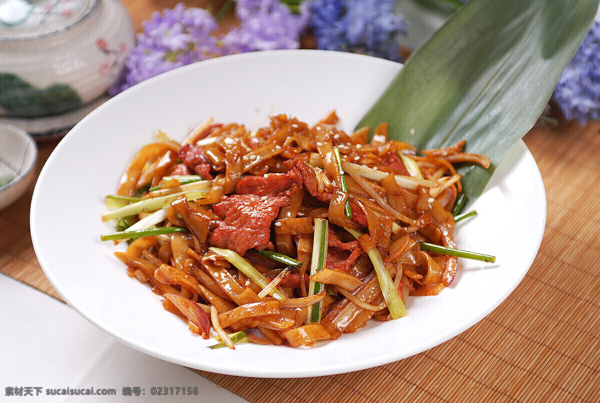 干炒牛河 干炒 牛河 牛肉 传统美食 餐饮美食