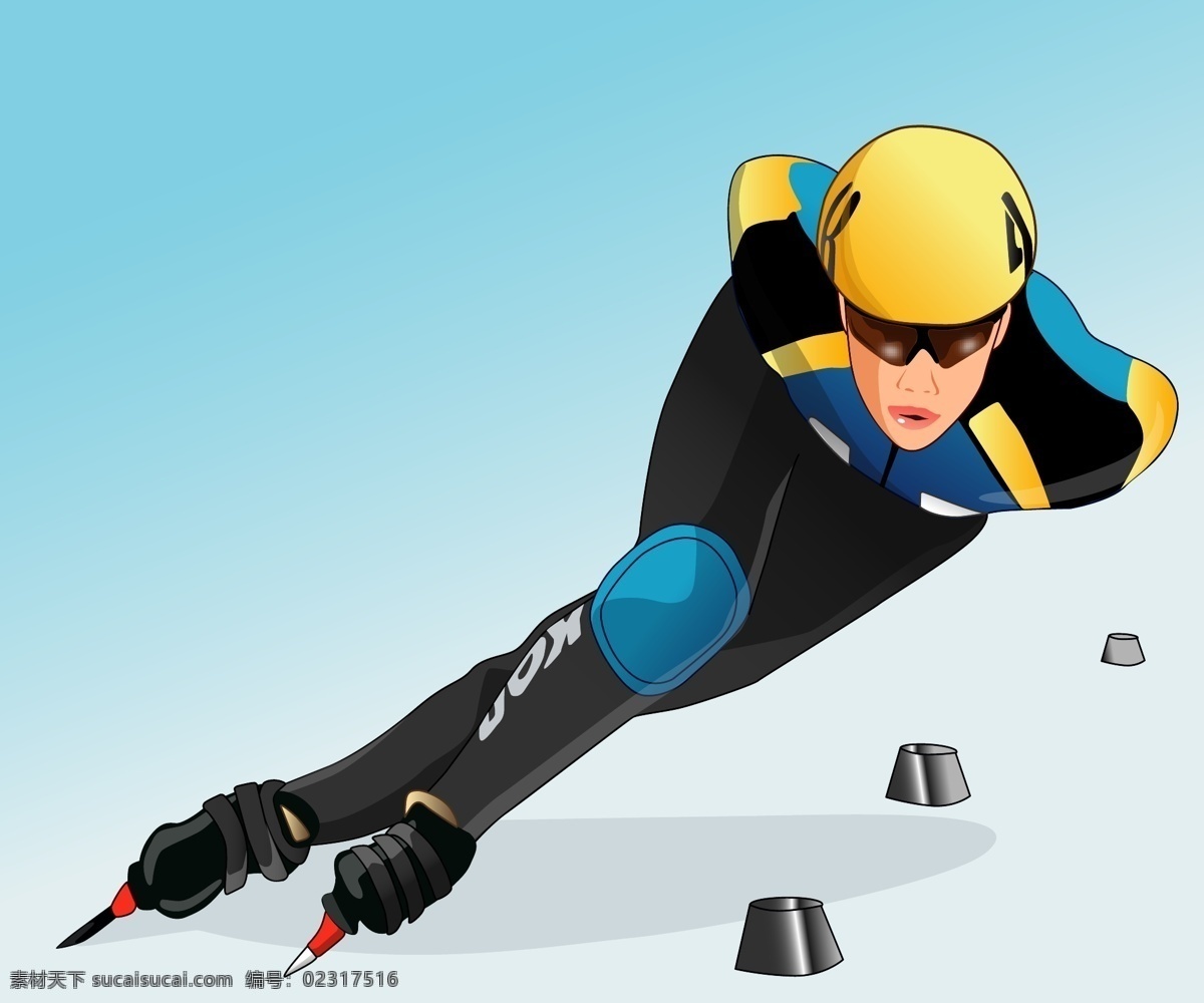 速滑 比赛 人物图片 奥运会 动感 滑冰 体育 体育运动 文化艺术 运动会 速滑比赛人物 矢量