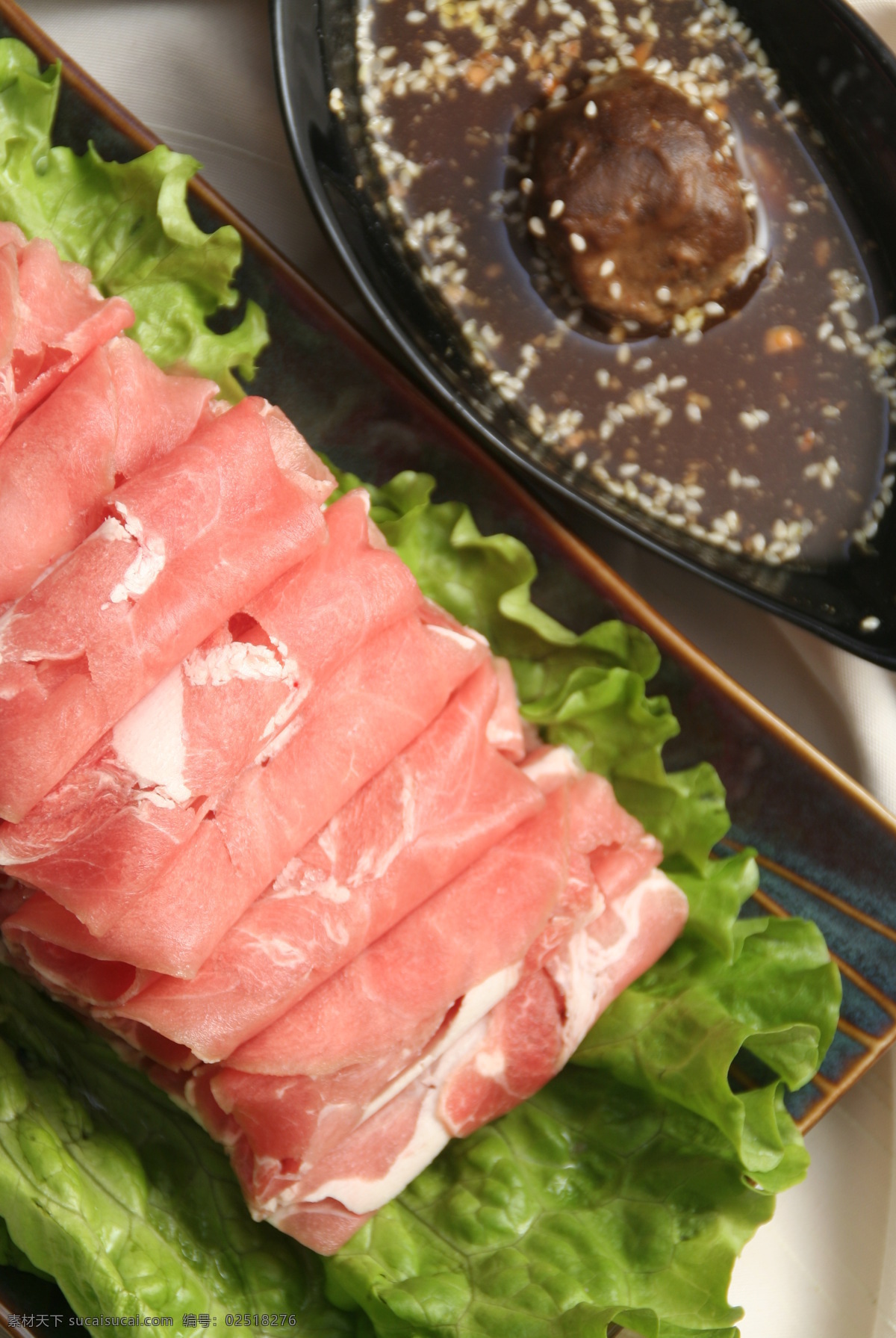 羊肉免费下载 餐饮美食 餐饮素材 火锅 肉 食材 食物原料 涮锅 羊肉 生肉 蘸料 psd源文件