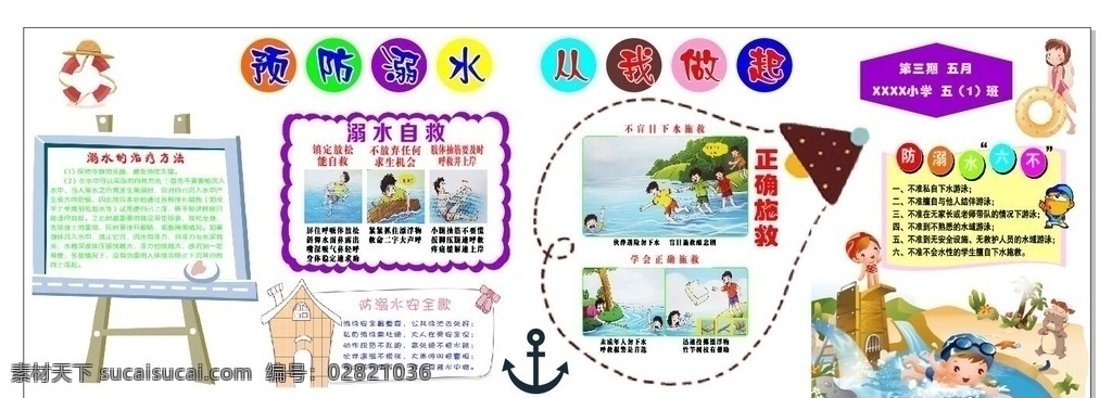 预防溺水 珍爱生命 黑板报 溺水 防溺水 六不准 四个牢记 安全知识 夏季 暑假安全 学校 儿童 防溺水宣传栏 安全标语 溺水安全 大图