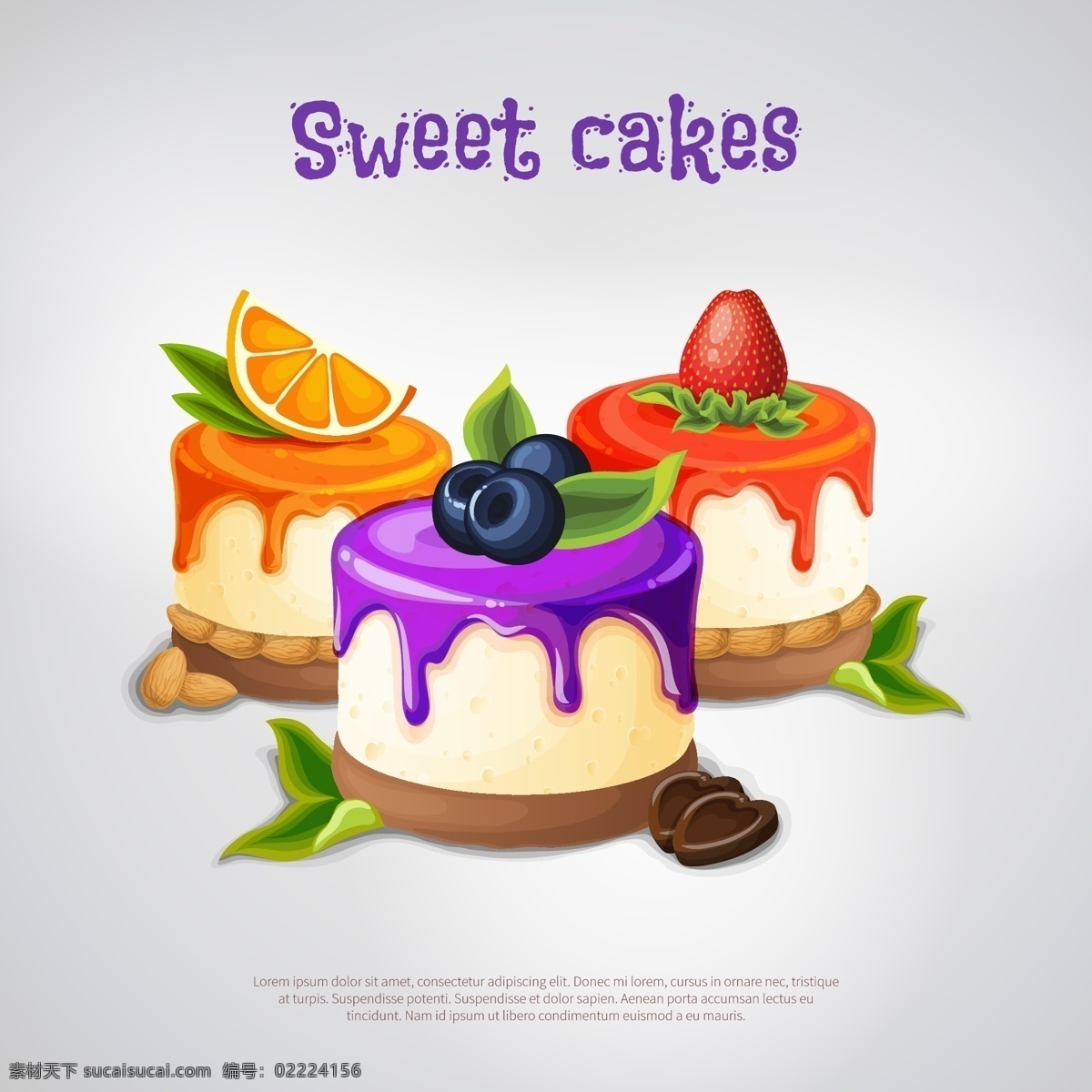 甜品蛋糕插画 甜品插画 甜点插画 蛋糕插画 甜品 甜点 蛋糕 插画 卡通 手绘 背景 展板 背景墙 场景