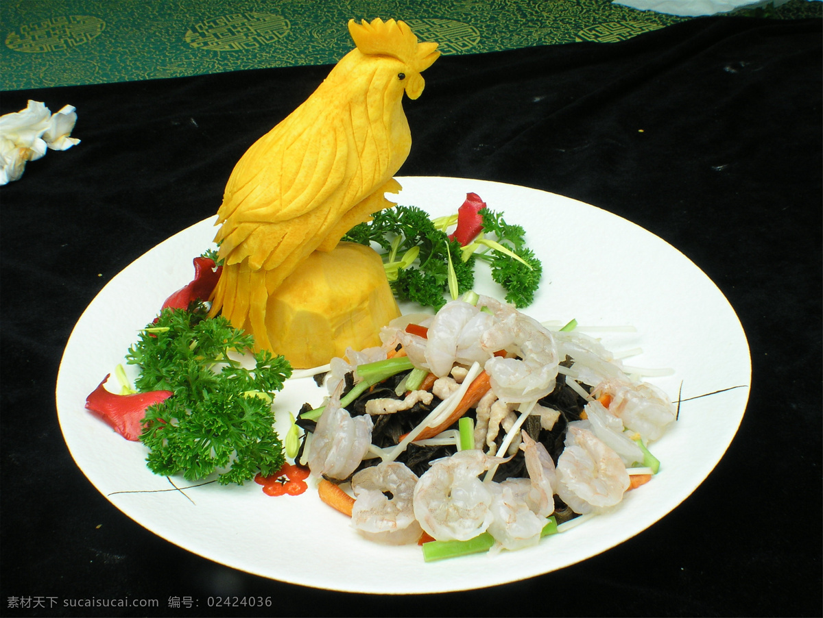 虾仁虎掌菌 美食 传统美食 餐饮美食 高清菜谱用图