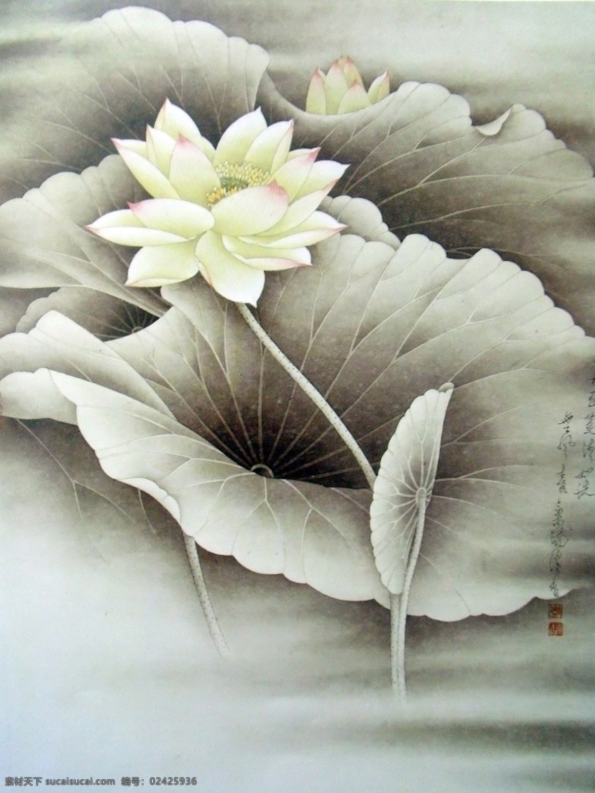 国画 荷花 水墨画 名画 风景写意画 中国画 绘画艺术 装饰画 挂画 书画文字 文化艺术