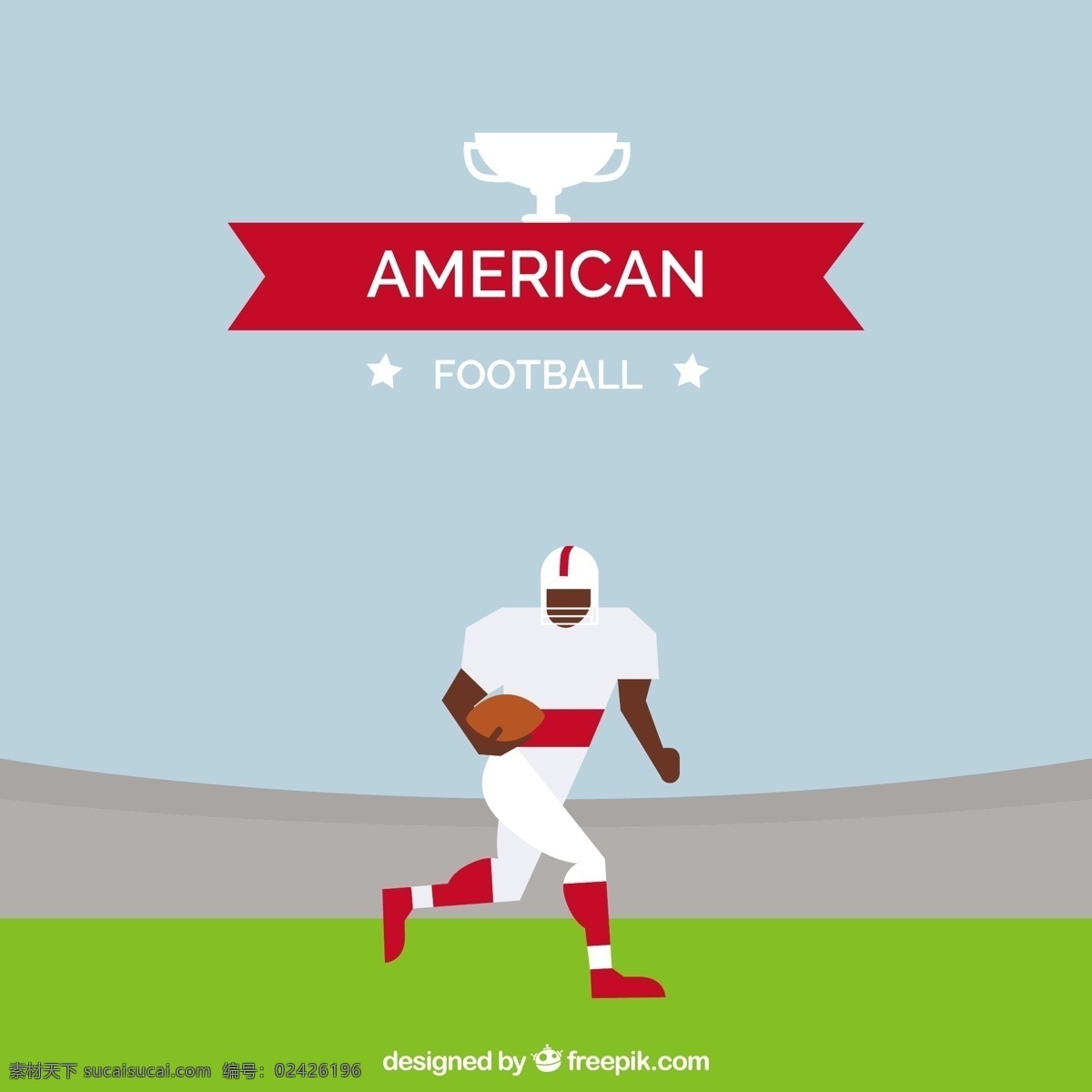 美式 足球 运动员 平面 背景 几何 运动 几何背景 球 平面设计 场地 比赛 体育场 美式足球 橄榄球 风格 足球运动员 美国人 球员 足球场