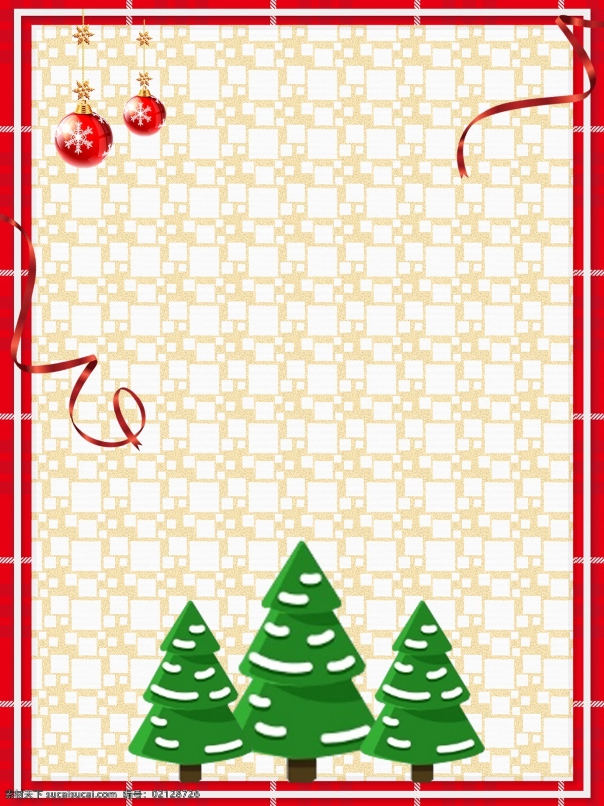 纯 原创 圣诞节 梦幻 圣诞树 边框 背景 星星 雪花 礼物 雪人 圣诞老人