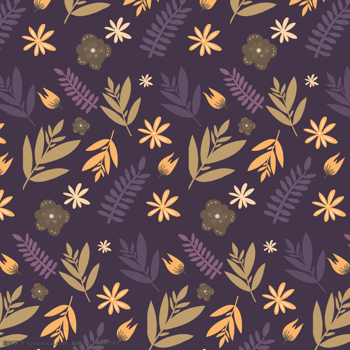 五颜六色 树叶 图案 葡萄 花 手 叶 秋 手画 图形 图形设计 丰富多彩 植物 秋季 绘画 复古花卉 花卉 黑色