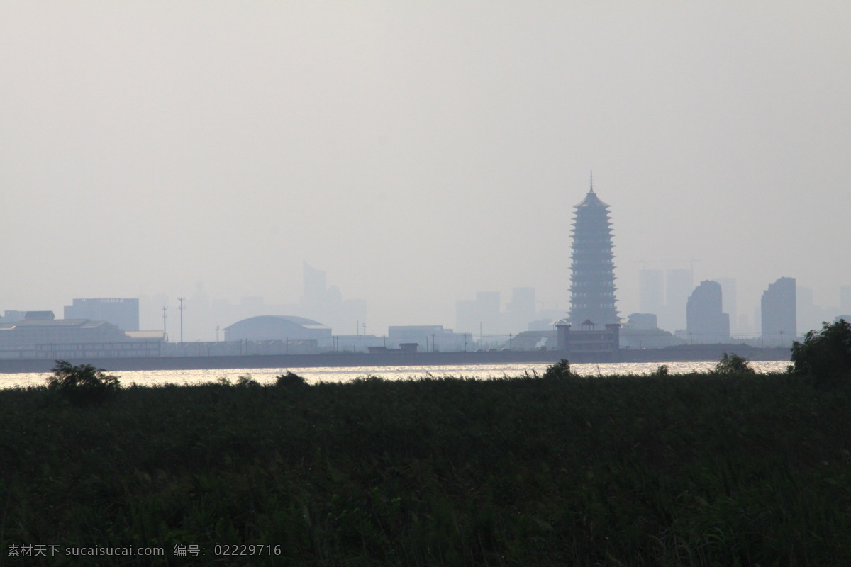 江河 塔 景 古塔 湖水 剪影 山水风景 水面 自然景观 江河塔景 江湖山水 psd源文件