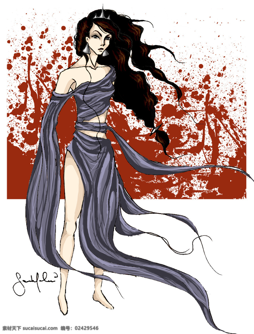 芸香 skadi ps笔刷