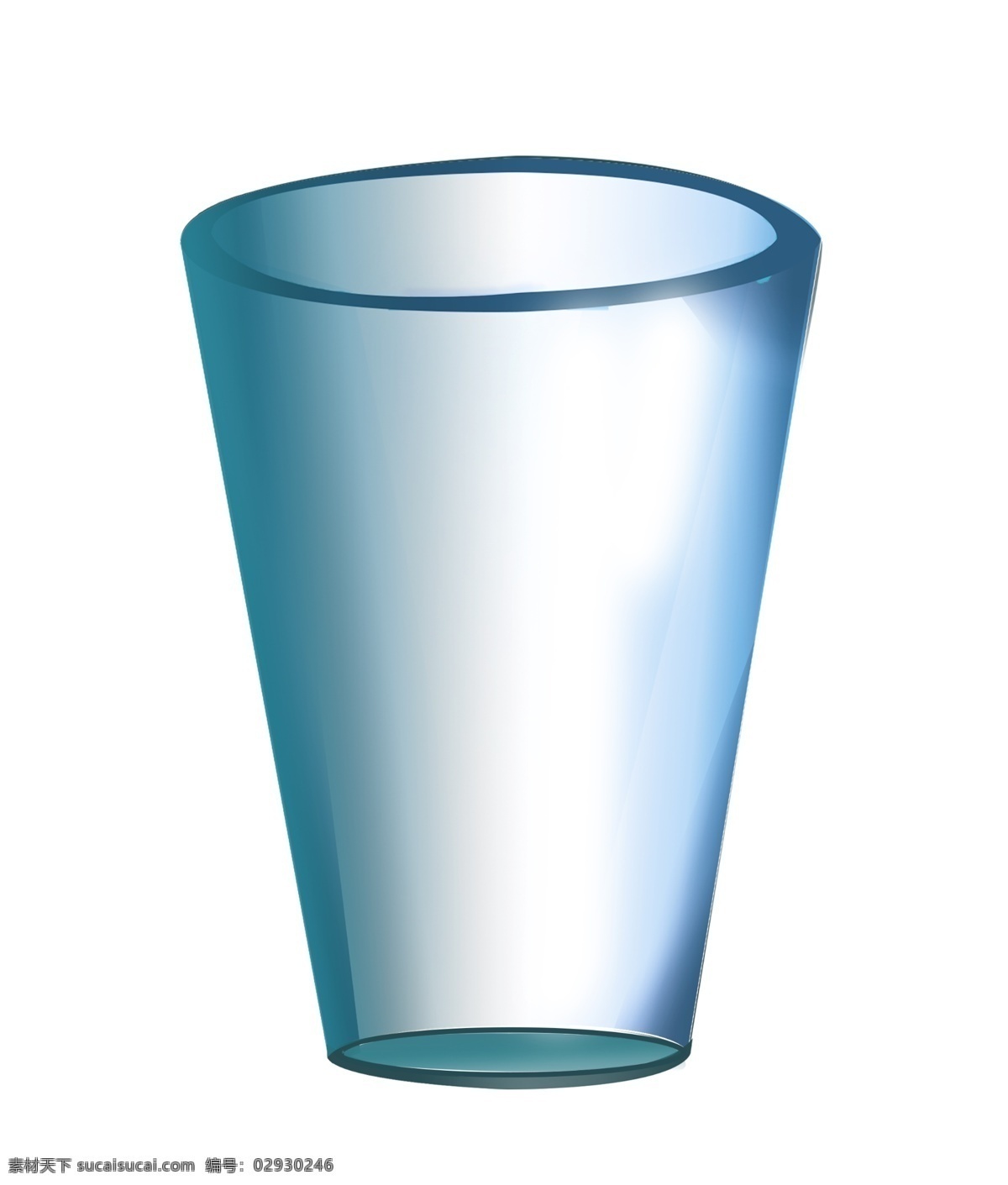 明亮 立体 杯子 插画 蓝色杯子 圆形杯子 明亮的杯子 可爱的杯子 美丽的杯子 精致的杯子 杯子设计