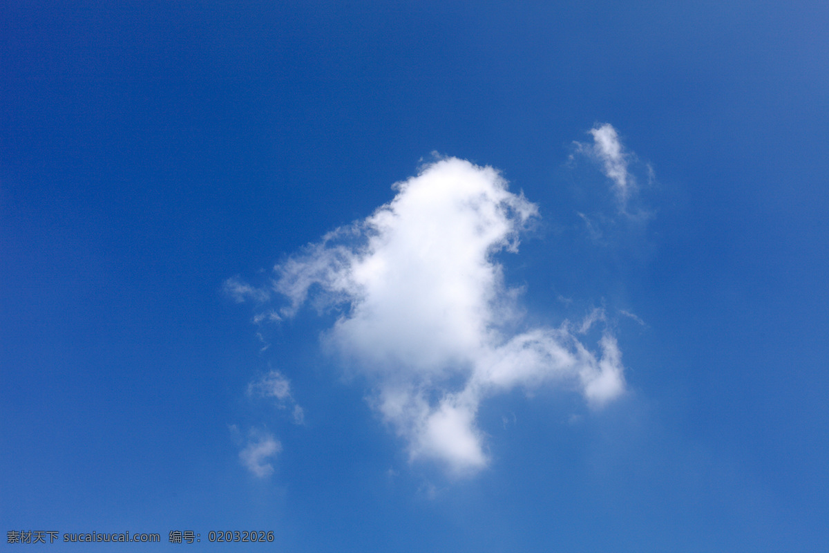 美丽 蓝天 白云 风景 天空 蓝色 云朵