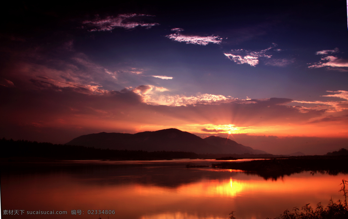 夕阳 汉江 日落 晚霞 大河 金色 秋天 山水风景 自然景观