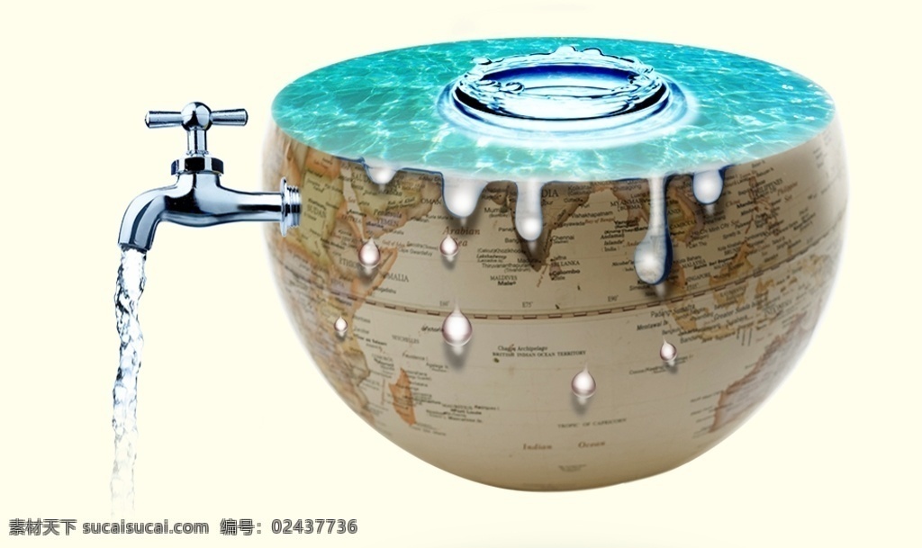 溢出的水图片 溢出的水 水龙头 水 水龙头素材