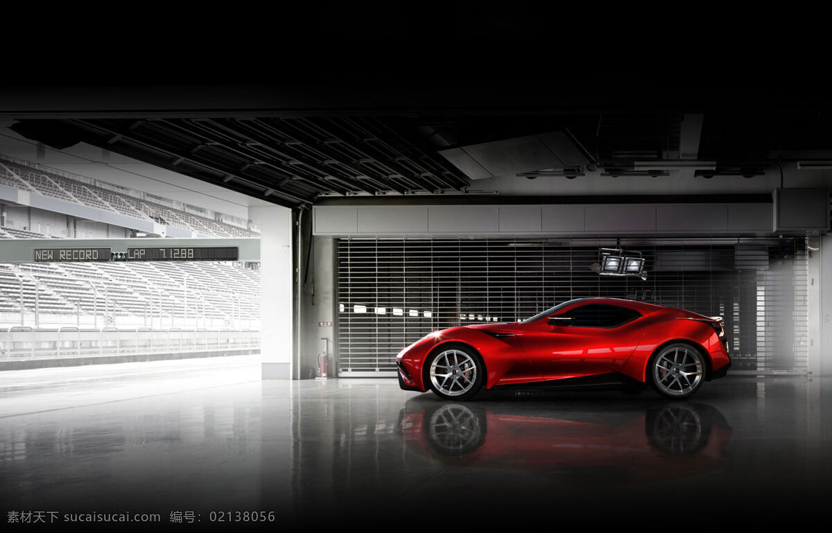 跑车 2013 icona vulcano 超级跑车 红色款 轿车 轿跑车 豪车 豪华车 写真 名车 赛道 赛车 汽车 交通工具 现代科技