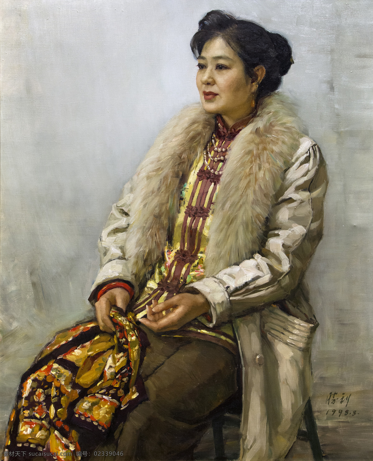 油画 油画肖像 王胜利作品 江南 女子肖像 写实油画 油画人物 当代艺术 中国当代油画 中国当代绘画 中国油画 文化艺术 绘画书法
