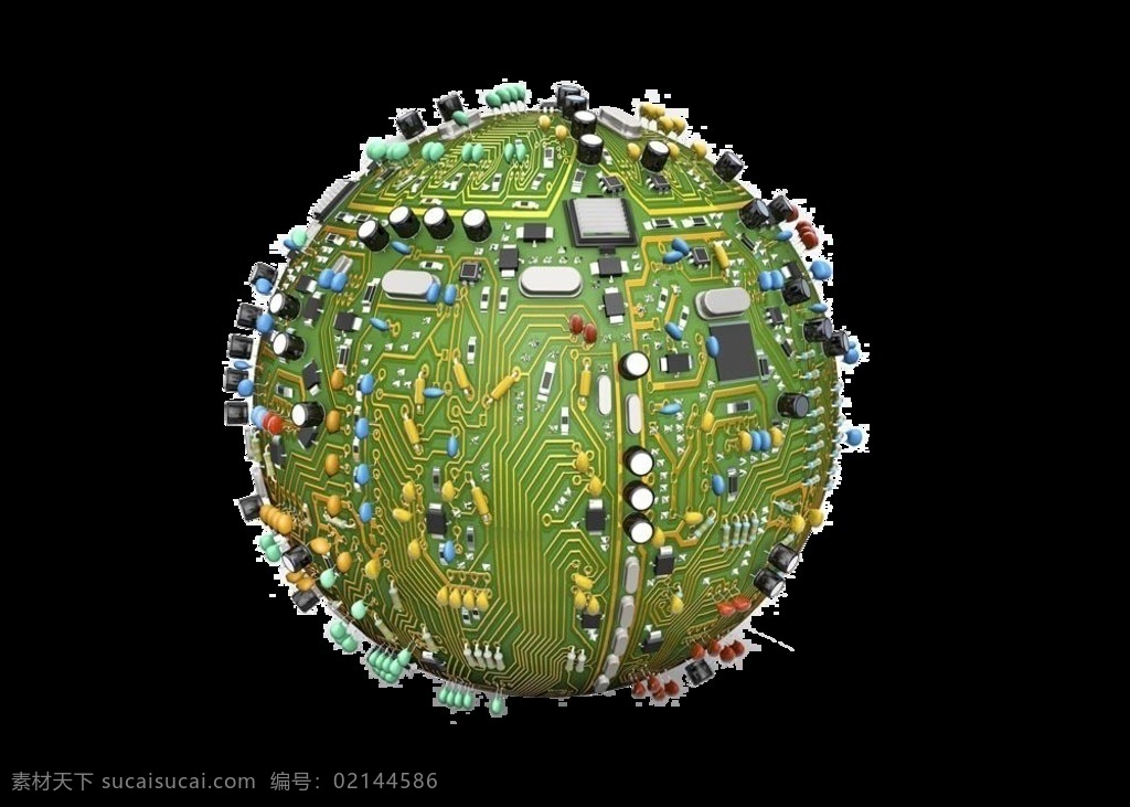电子 元器件 球 电路地球 电路 电子元器件 地球 电路板 现代科技
