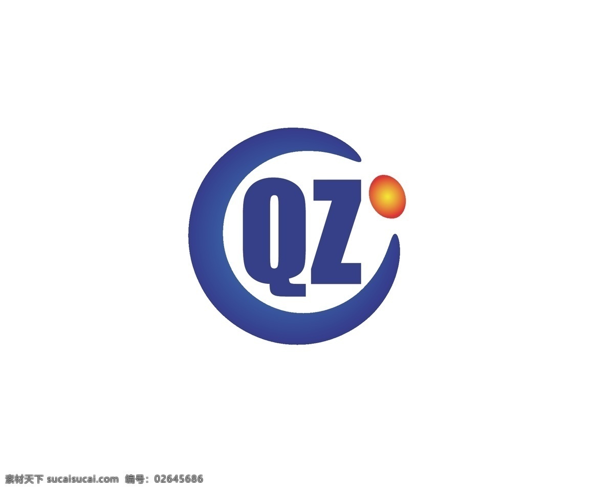 科技 logo 字母qz 发展 简约 地球 标志图标 其他图标