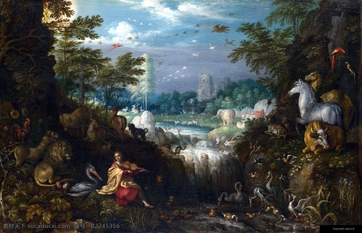 油画风景 蓝天 白云 动物 瀑布 狮子 白鹤 大象 牛 马 美女 油画美女 唯美 油画艺术 古典油画 写实油画 油画人物 绘画 艺术 文化艺术 绘画书法