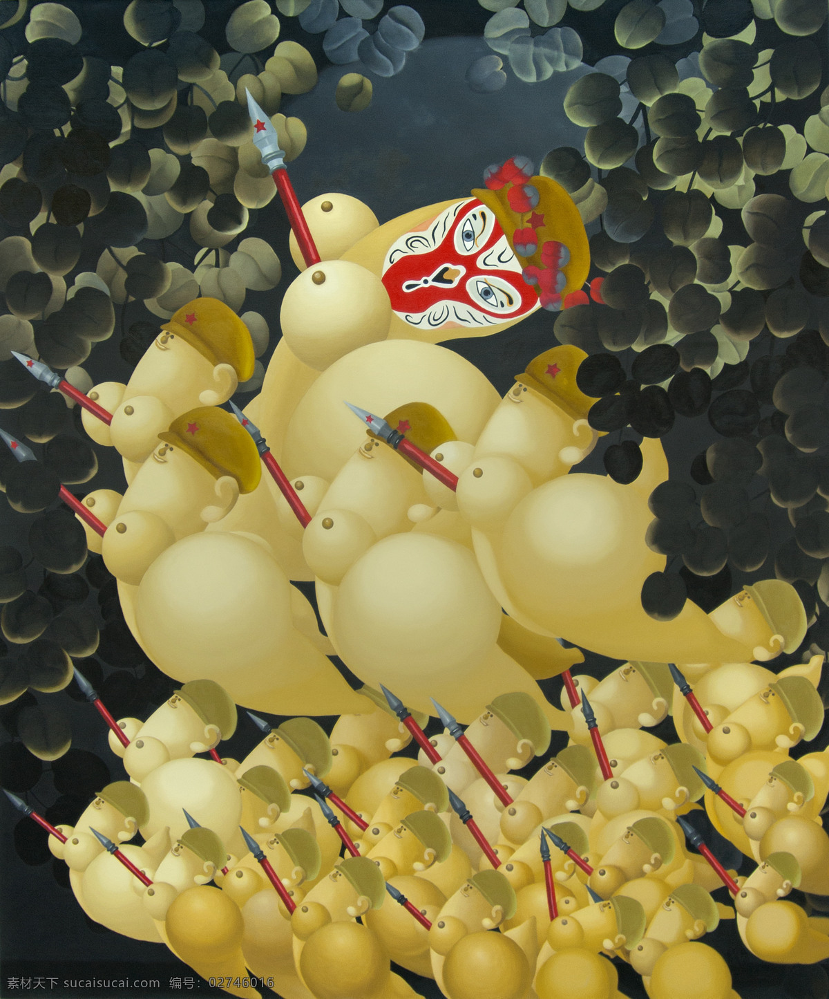 当代艺术 当代油画 绘画 绘画书法 绘画艺术 文化艺术 油画 金猴 千钧 棒 设计素材 模板下载 金猴千钧棒 潘馨怡作品 中国当代艺术 中国当代绘画