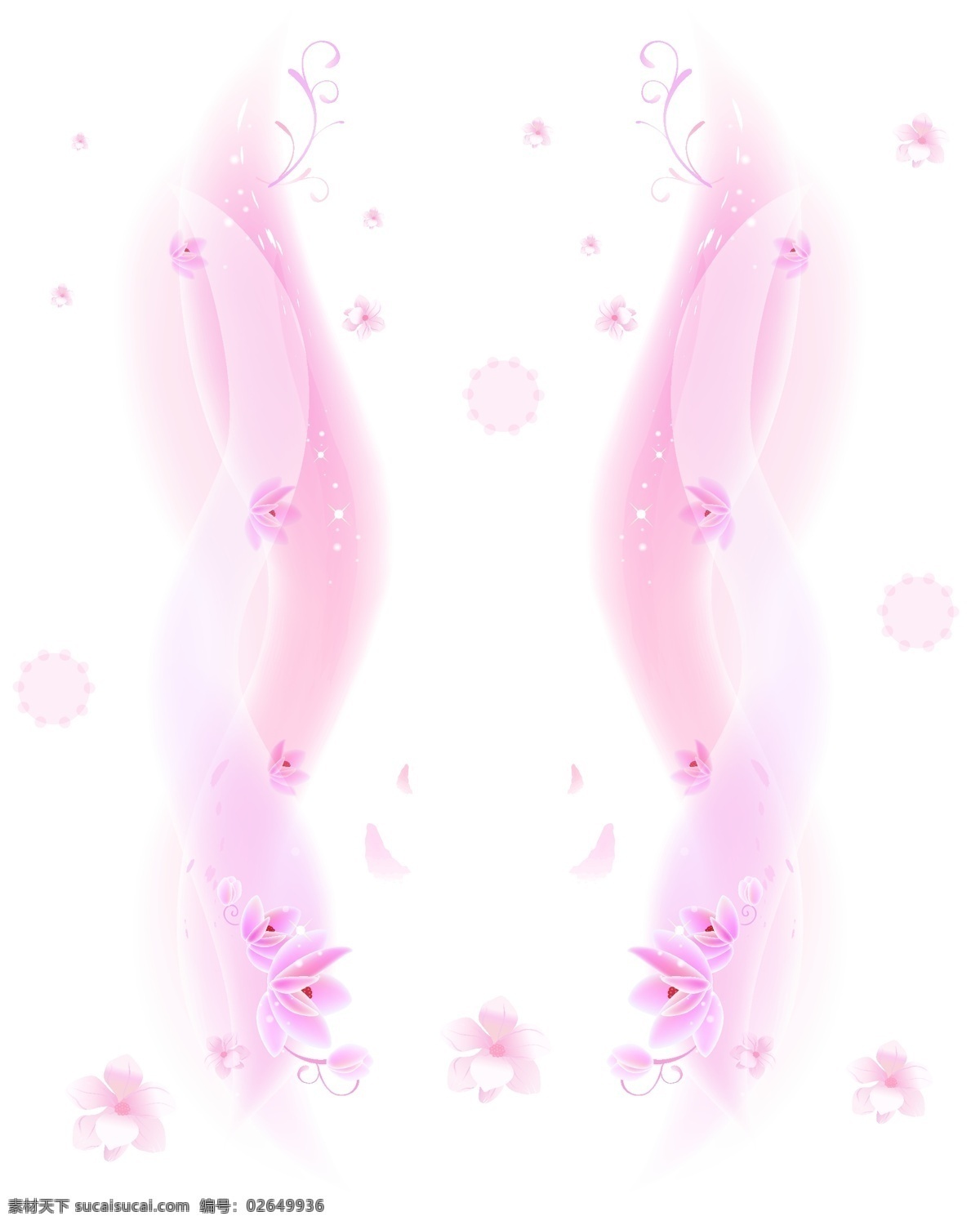 玻璃移门 粉色 花朵 花纹移门 剪影 流线 梦幻 清爽 矢量移门图案 矢量 矢量移门 烟雾 紫色 移门图案 家居装饰素材