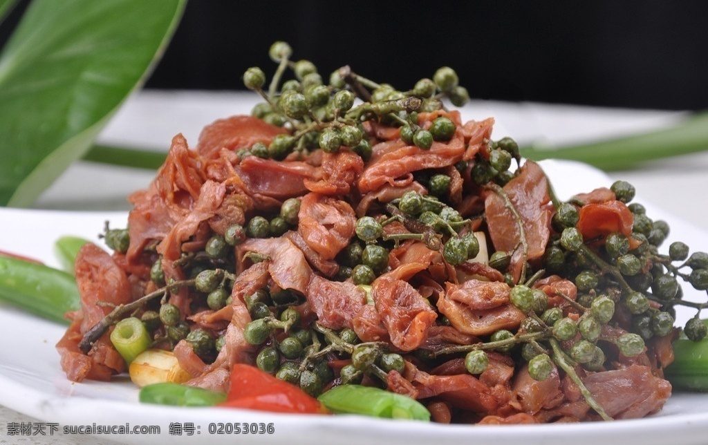 鲜椒鸡胗 餐品图片 传统美食 餐饮美食
