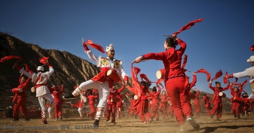 吉祥腰鼓 陕北 高土高原 过大年 秧歌 绥德 文化艺术 传统文化